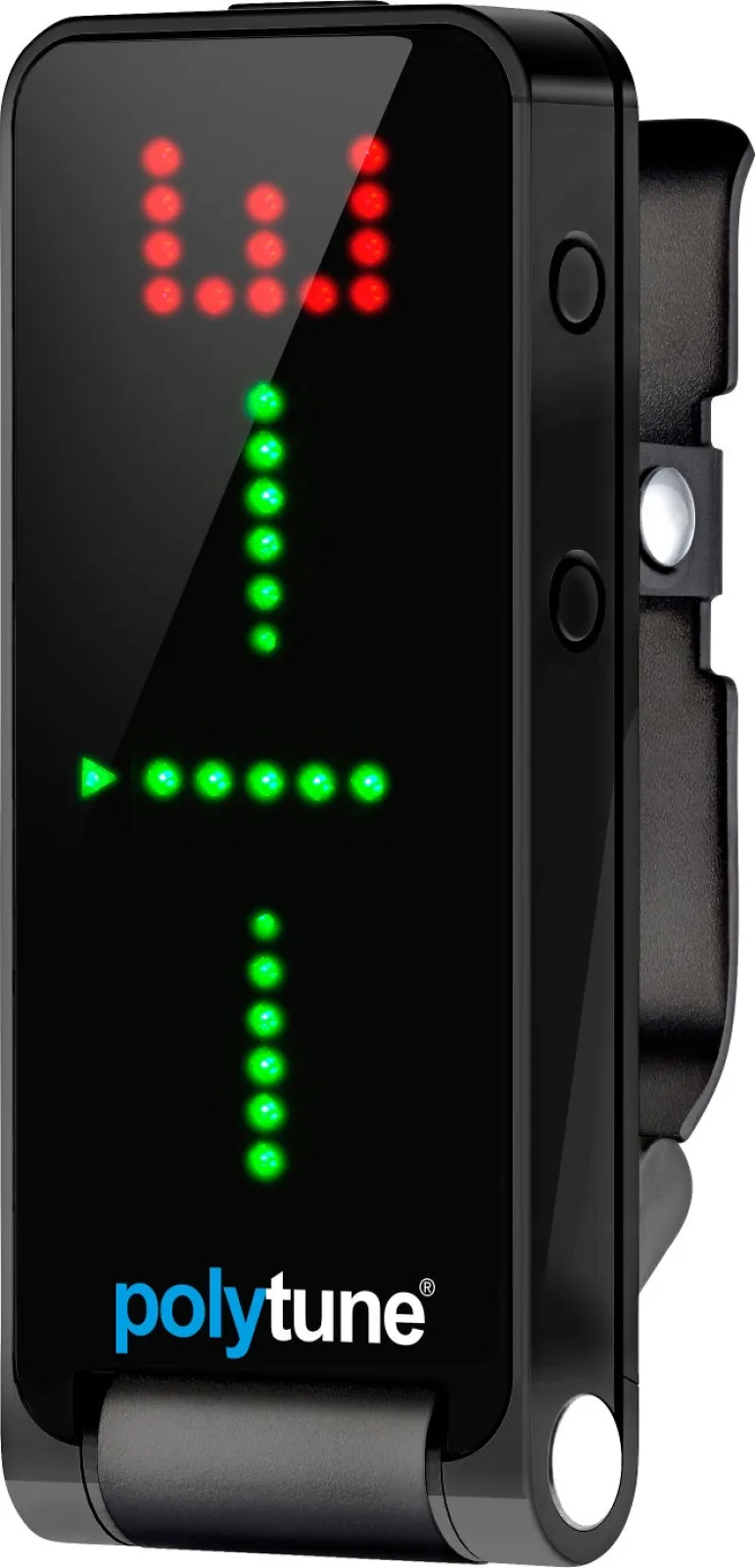 TC Electronic PolyTune Clip Tuner, Black