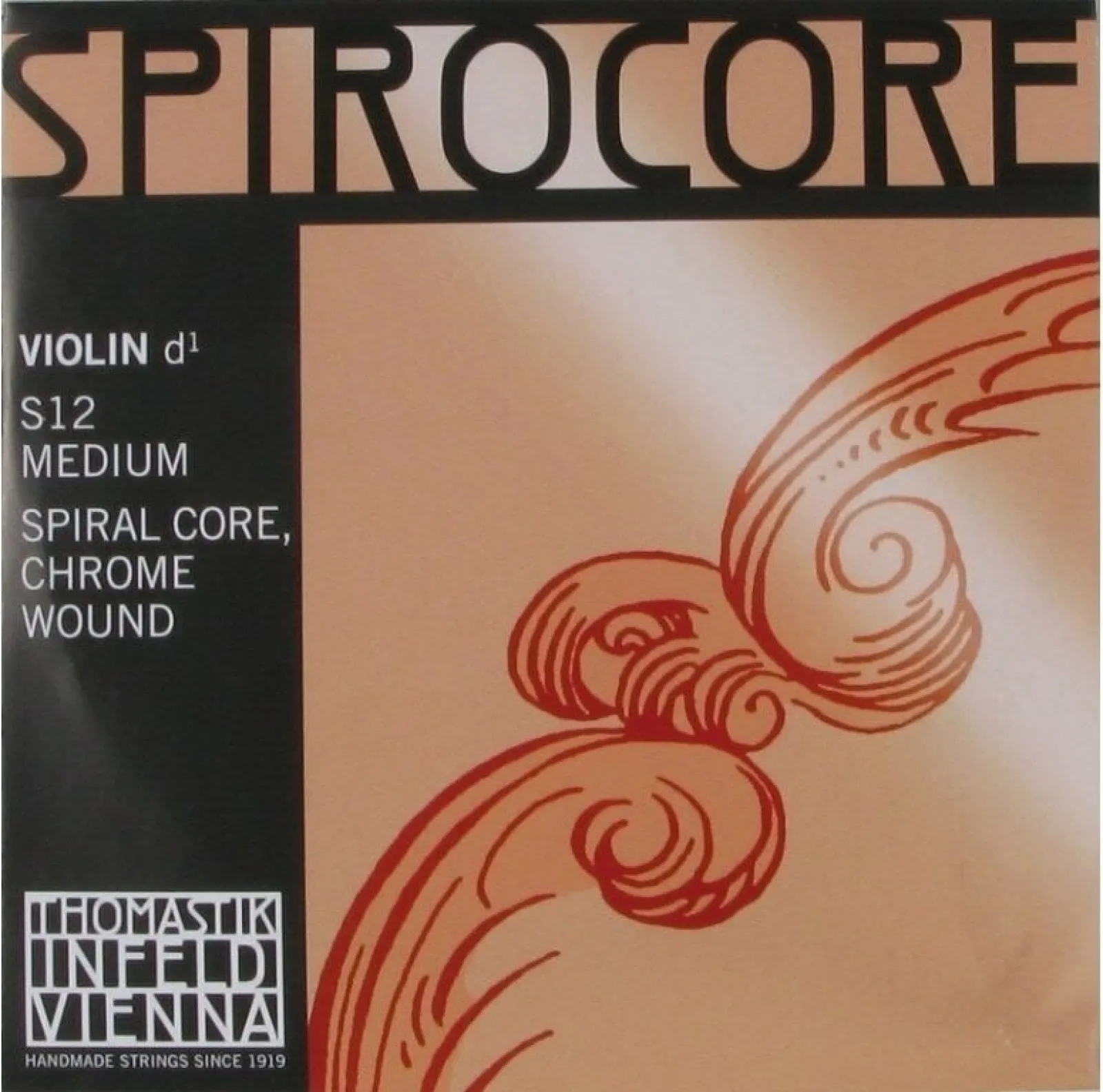 Thomastik Spirocore S12 D 4/4 Medium Strings for Violin