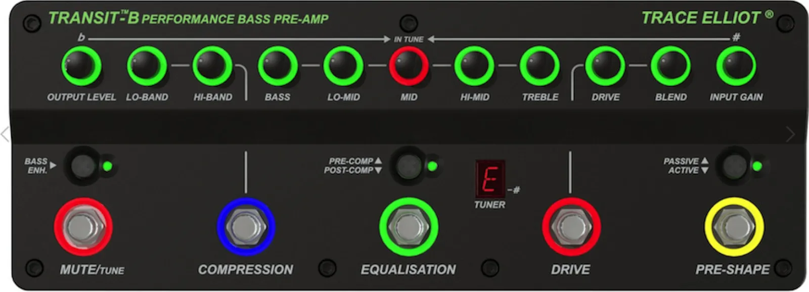Trace Elliot Transit B Bass Preamp