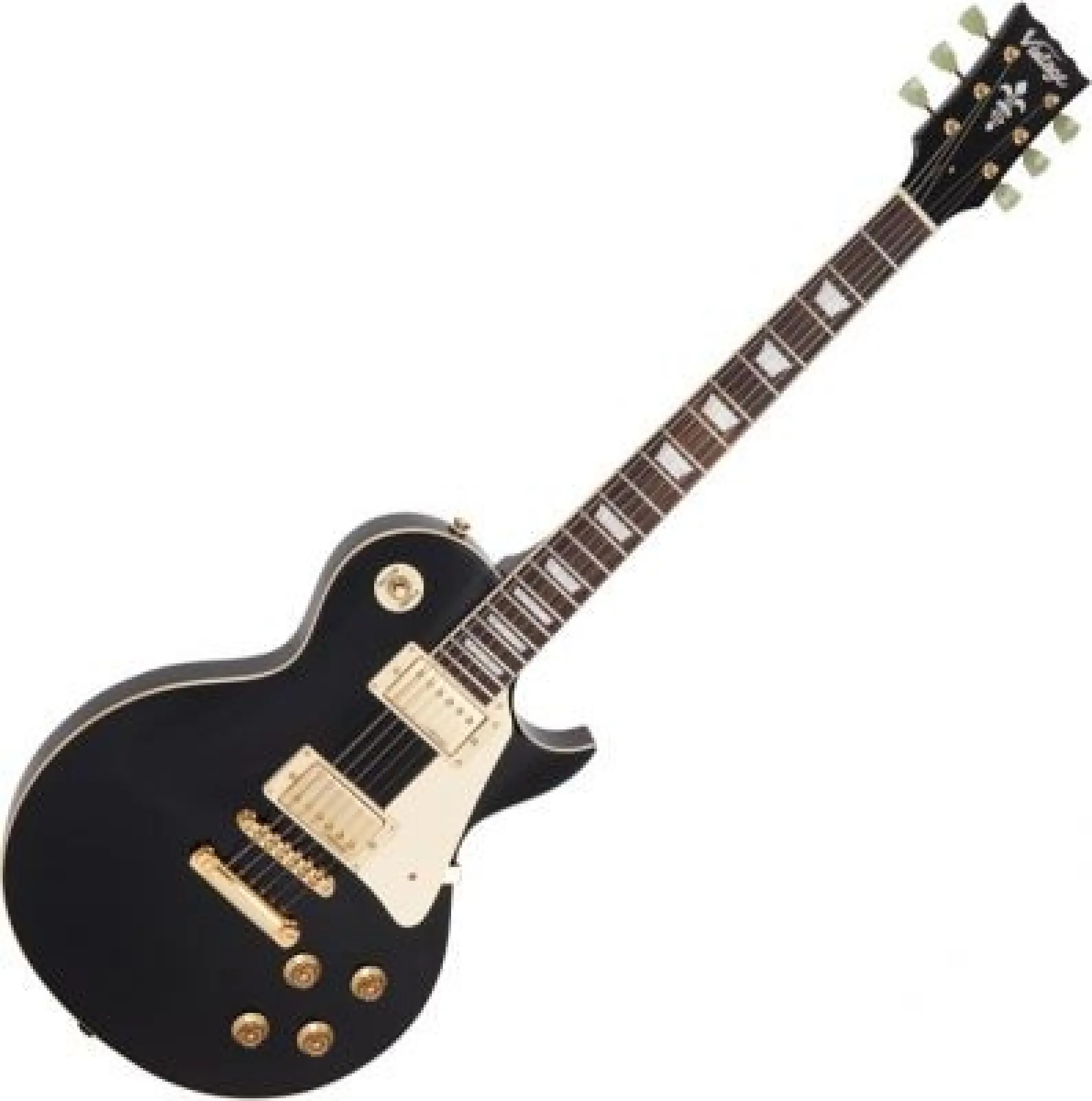 Vintage V100BB Electric Guitar Black
