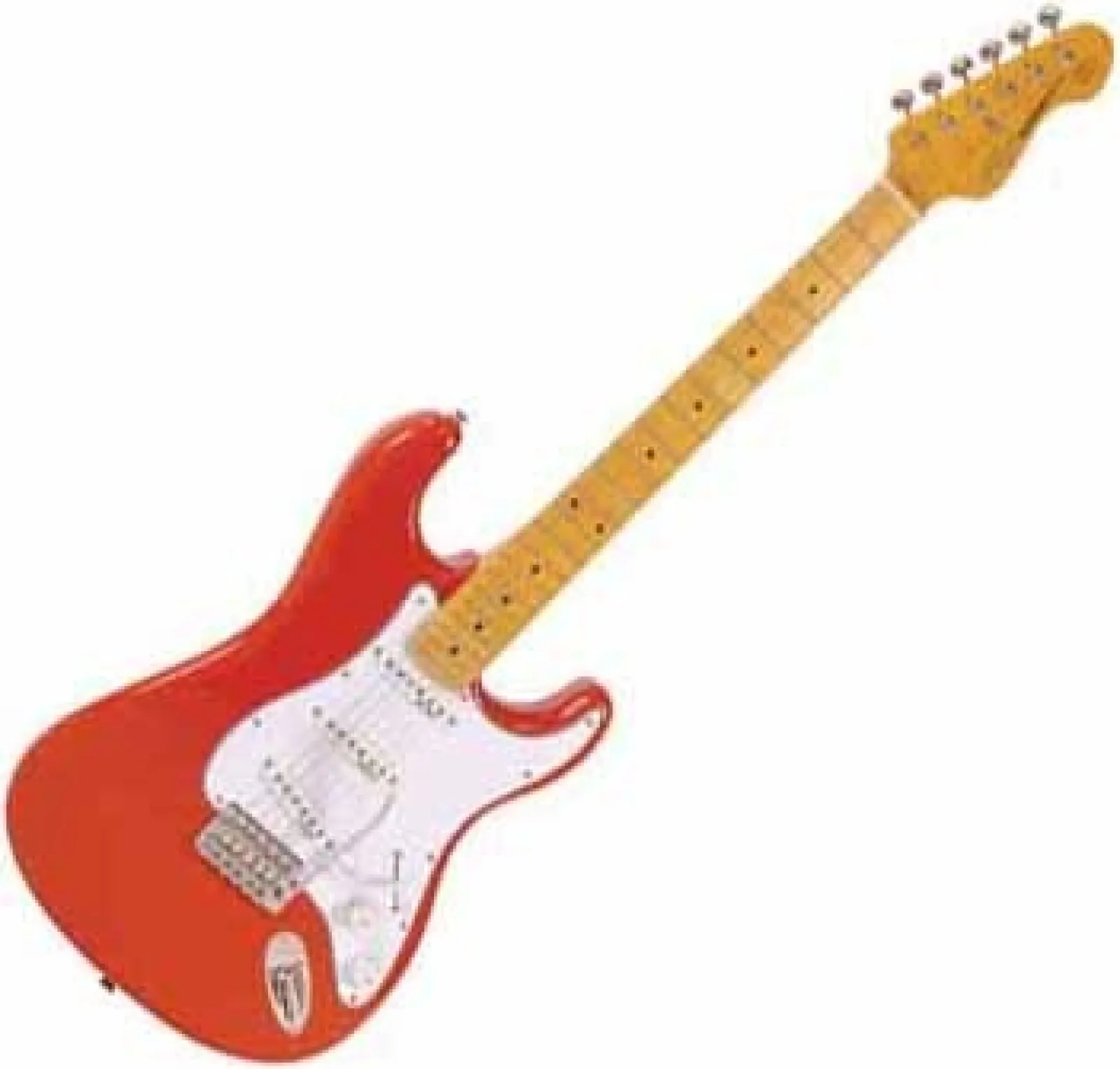 Vintage V6MFR Electric Guitar Red