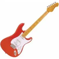 Vintage V6MFR elektromos gitár piros