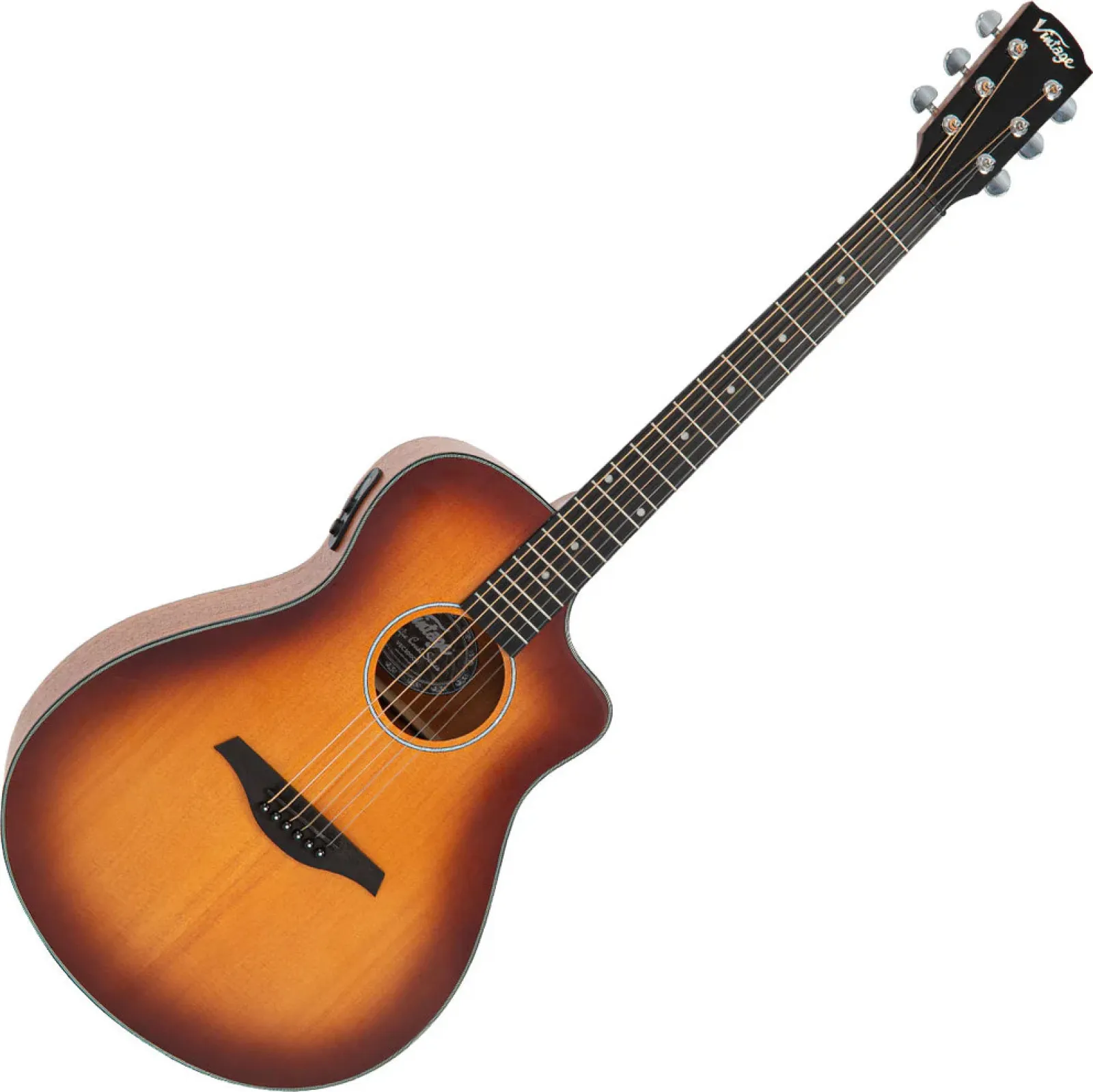 VINTAGE VEC300CB electro-acoustic guitar
