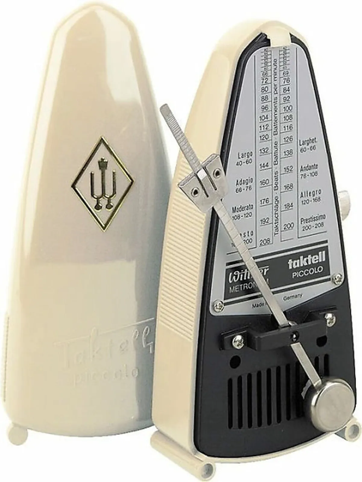 Wittner 832 piccolo metronóm törtfehér