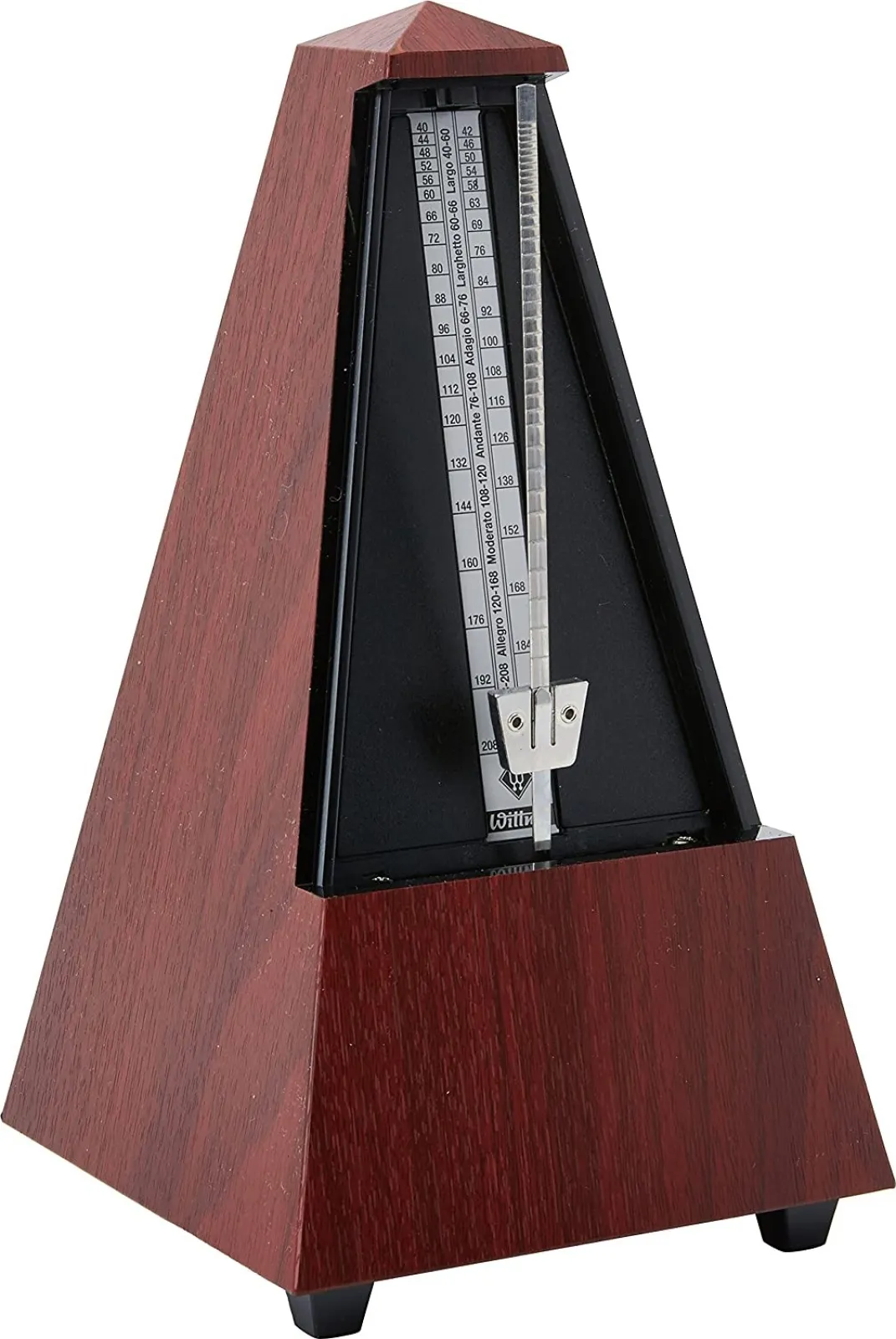 Wittner 845111 plastic metronome without bell mahogany